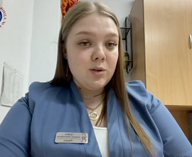 2 Участник творческого конкурса «Мосты понимания» расскажет нам об алгоритме действий при возникновении аварийной ситуации среди медицинских работников